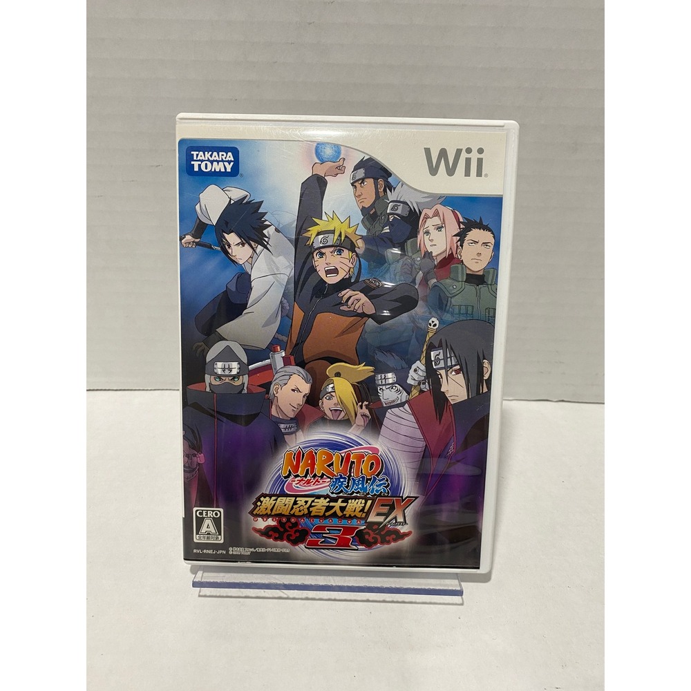 Takara Tomy Naruto Shippuden Gekitou Ninja Taisen EX 3 Wii NTSC-J Excellent